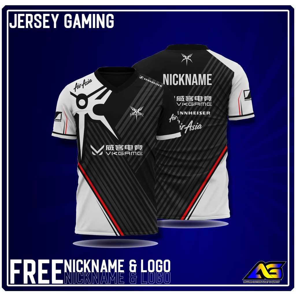 JERSEY GAMING MINESKI FREE  NICKNAME AND LOGO
