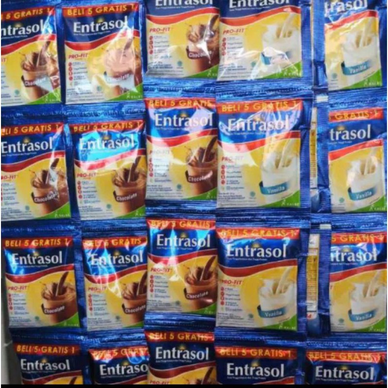 

entrasol sacet (10x22gr) vanilla/ coklat