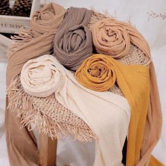 180x75cm pashmina ceruty plisket full / pashmina plisket lidi full premium