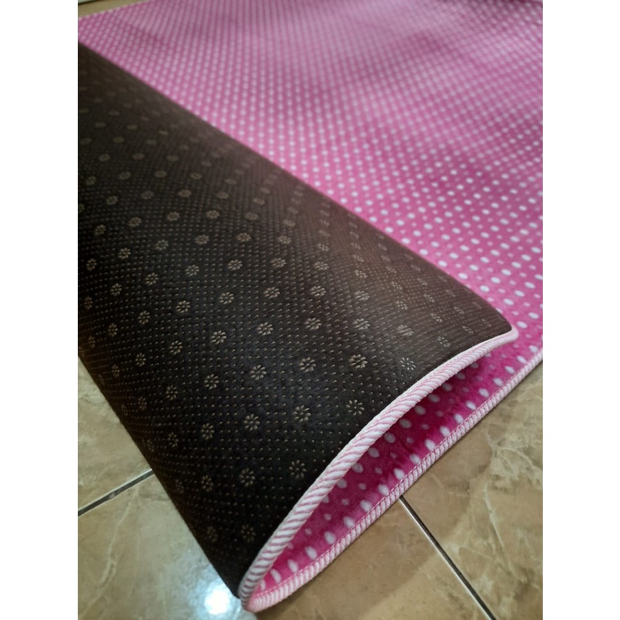 Karpet Busa FONIX Malaysia Bulu Super Lembut Anti Slip 150 x 190 Minimalis F114, Rasfur Korea-4