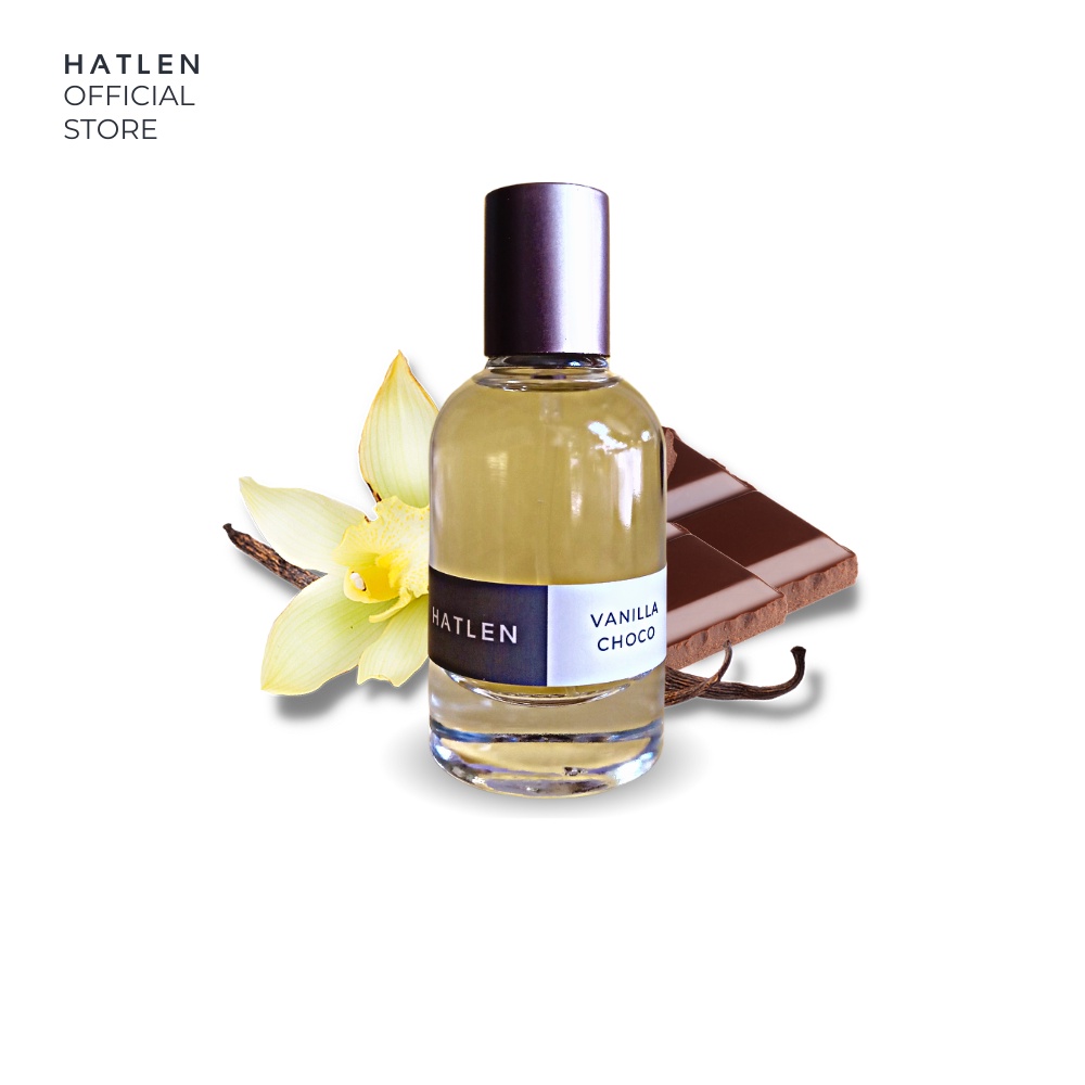 Jual HATLEN VANILLA CHOCOLATE Parfum Unisex Pria Wanita Wangi Tahan ...