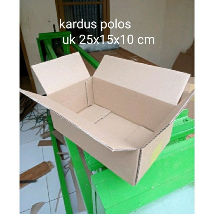 

Kardus polos ukuran 25x15x10 cm package