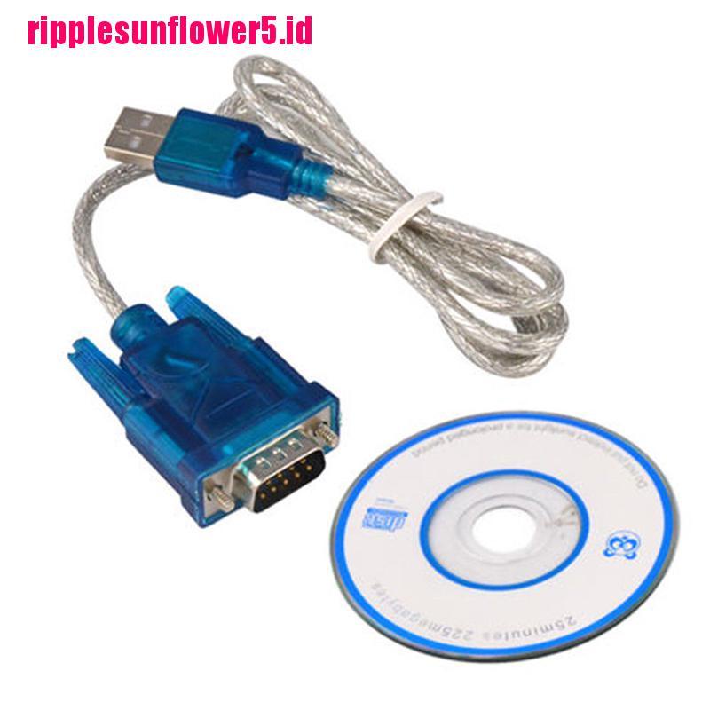 Kabel Adapter Konverter USB Ke RS232 Serial Port DB9 9 Pin Male