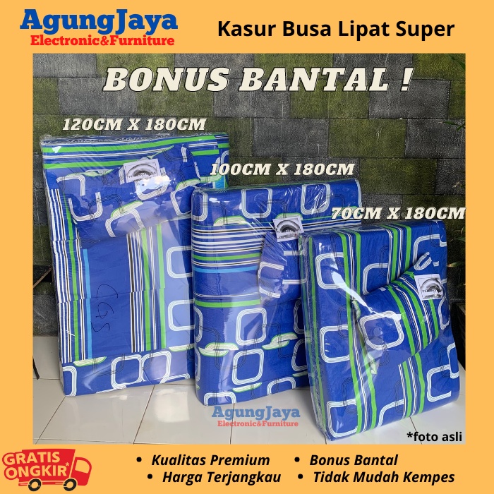 KASUR LIPAT BUSA KASUR LANTAI KASUR TERMURAH (FREE BANTAL)