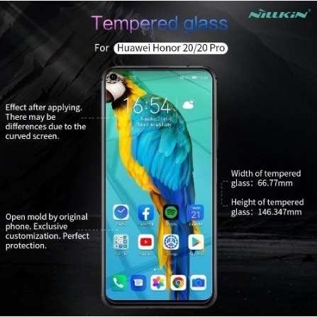 Tempered Glass H Plus Pro Huawei Honor 20 Nova 5T Amazing Original