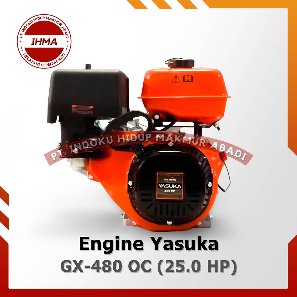 Gasoline Engine Yasuka GX 480 OC (25 HP) - Mesin Penggerak Serbaguna