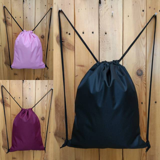 ( PART 11 Stringbag D600 ) tas ransel serut sablon D600 WATERPROOF NEW ARRIVAL