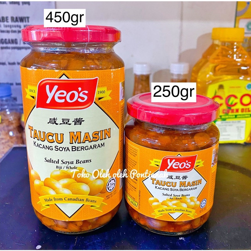 

Tauco Theu Ciong Teu Chiong 450g Yeos Yeo's Besar Salted Soya Bean