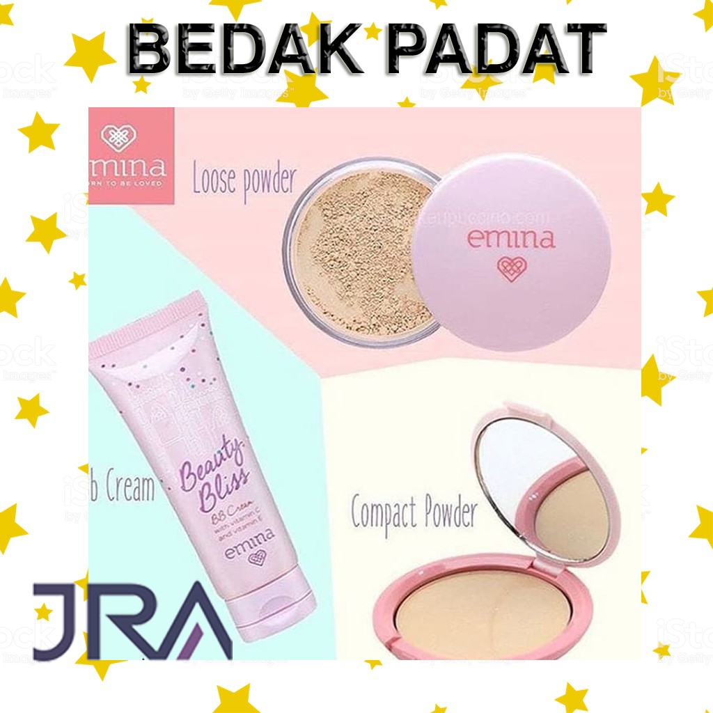 Harga Bedak Padat Compact Powder Kosmetik Emina Bare With Me Mineral Murah Di Jakarta