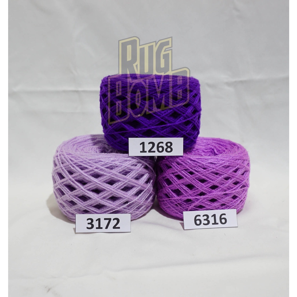 Benang Wool Siet Acrylic Yarn Ply Kecil Warna Ungu
