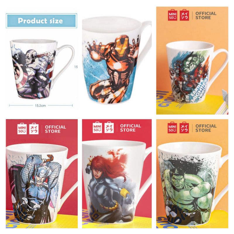 Mug Ceramic Miniso Marvel