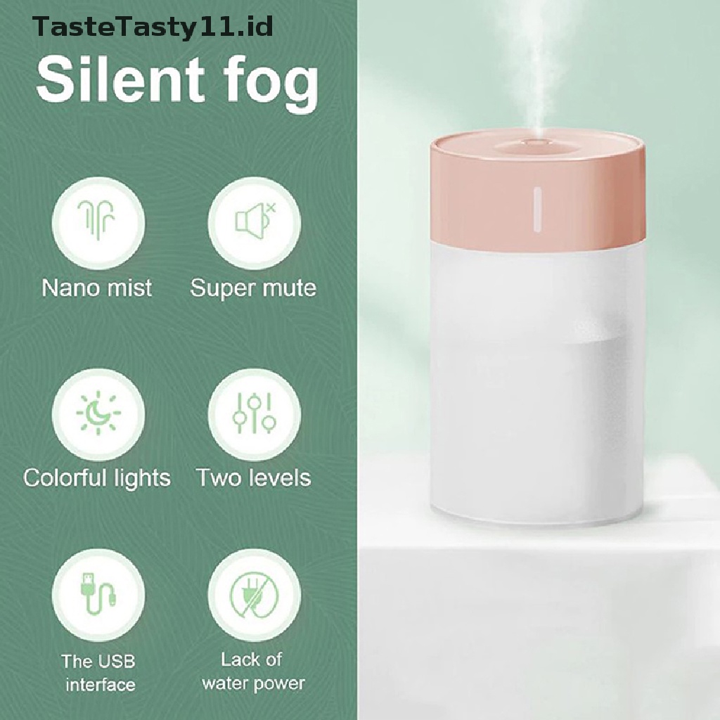 (TasteTasty) Humidifier / Diffuser Aroma Minyak Esensial 260ml Portable Dengan Port USB