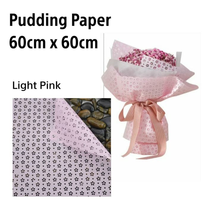 

KADO PERNIKAHAN Pudding Paper (Wrapping Bunga Murah) / 20 LEMBAR ADWA WAW