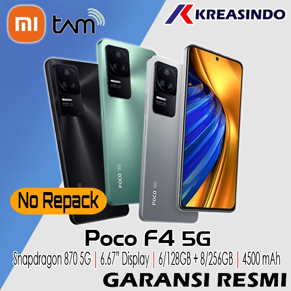 xiaomi poco f4 6 128 8 256 ram 6gb 8gb internal 128gb 256gb garansi resmi