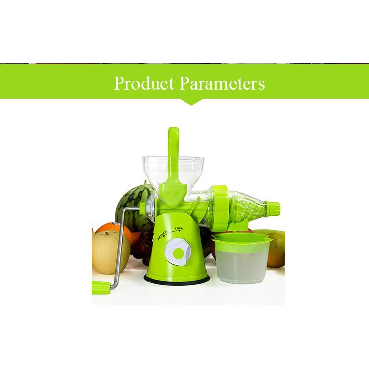 Blender Jus manual pemisah ampas Nutrition Juice manual buah dan sayur