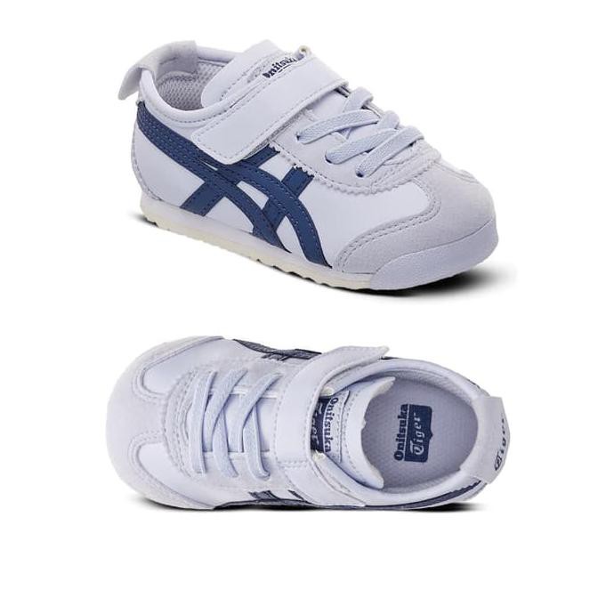 MODEL BARU ONITSUKA TIGER MEXICO 66 TS TODDLER âLILAC OPAL/MIDNIGHT BLUEâ