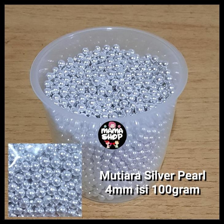 

Sprinkle Mutiara Silver 100 Gram Spikel Trimit Gula Permen Hiasan Kue
