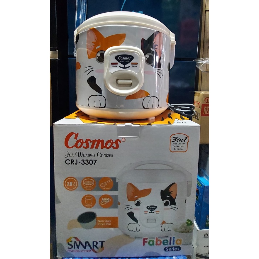 Penanak Nasi / Magic Com Cosmos seri FABELIA Karakter Kucing, Koala, Harimau 1.8 liter - 3307