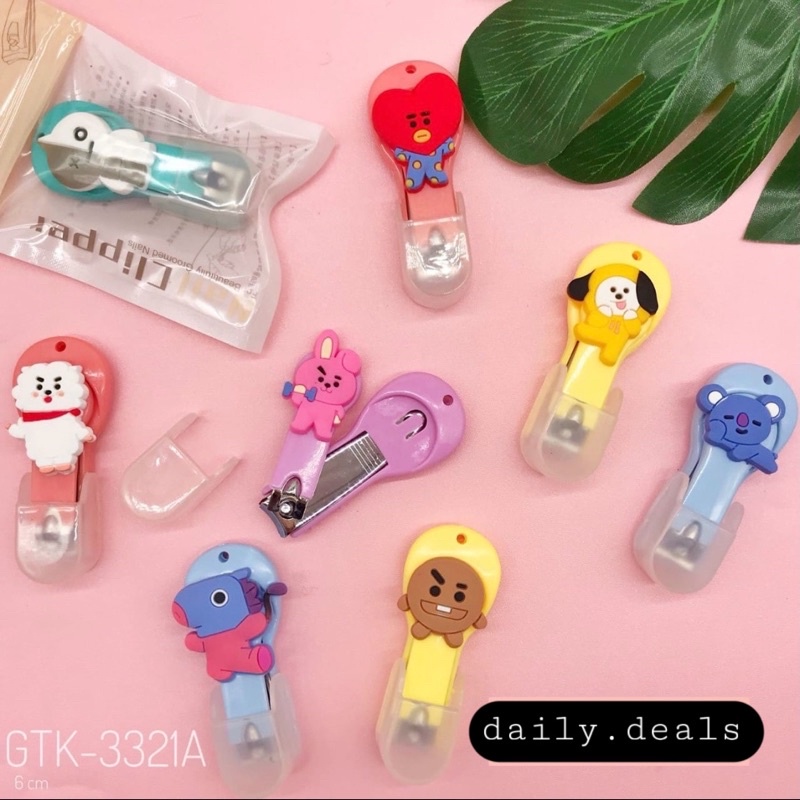 [005] GUNTING KUKU BTS, GUNTING KUKU BT21, ALAT PEMOTONG KUKU KPOP BTS