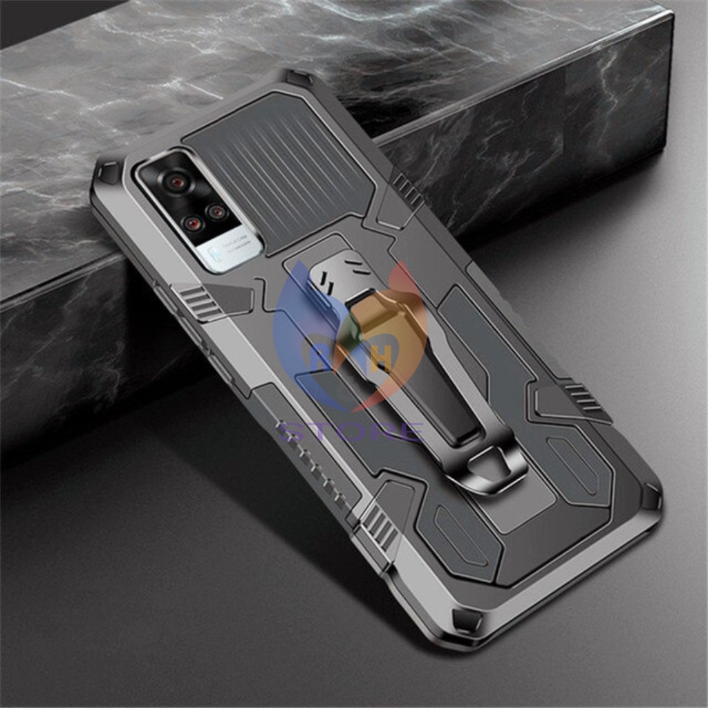 Case VIVO Y31 2020 Y51 Y51A 2020 Y53s 4G Hardcase Rugged Armor Magnetic Kickstand Cover Hybrid