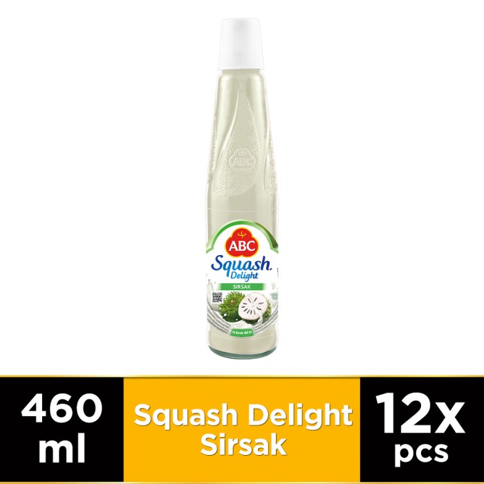 

ABC Sirup Squash Delight Sirsak 460 ml - Multi Pack 12 pcs