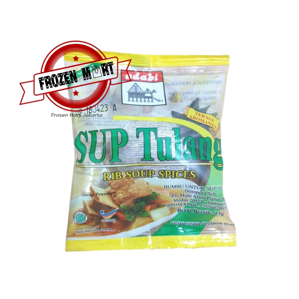 ADABI Sup Tulang / Bumbu Untuk Sup Tulang / Rib Soup Spices 13 Gr