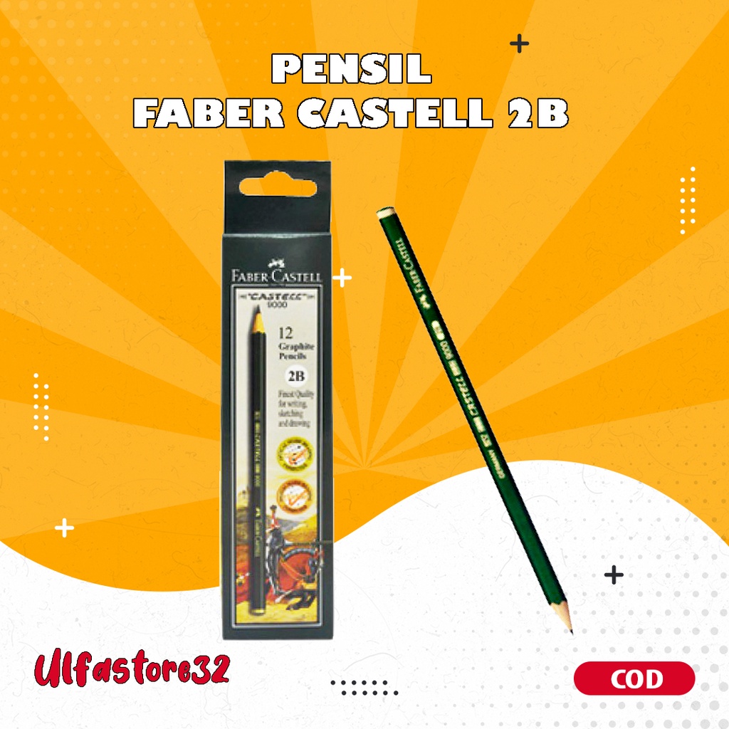 

Pensil faber castell 2B (12pcs) / atk grosir murah sekolah