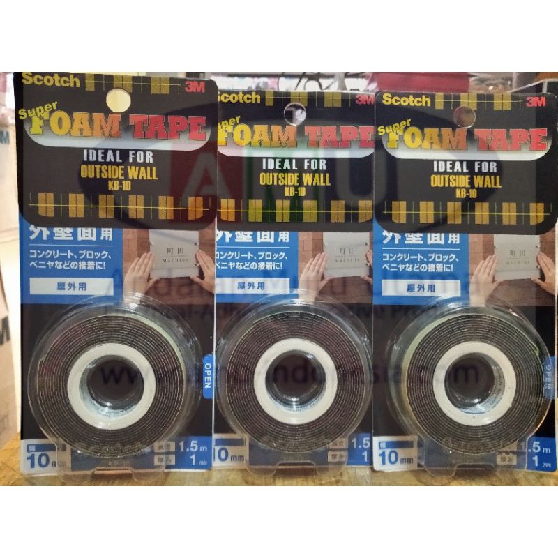 

Double Tape 3M Super Strong Outside Wall Dinding Luar Scotch KB-10