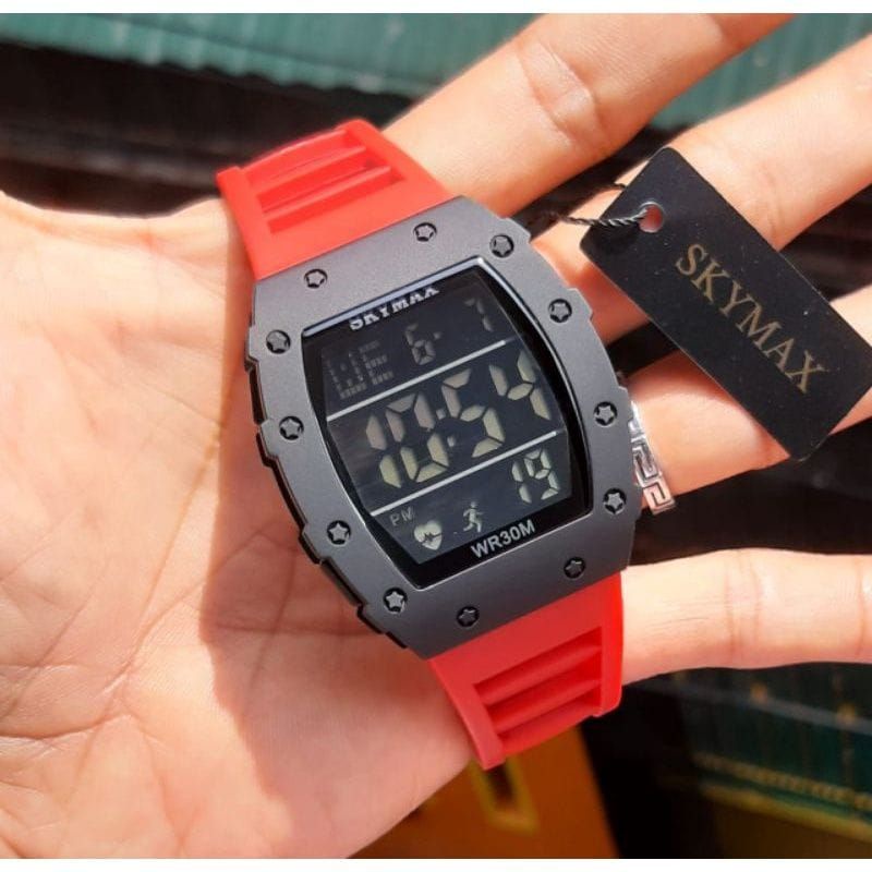 JAM TANGAN PRIA DIGITAL TERLARIS FASHION RUBBER TERLARIS