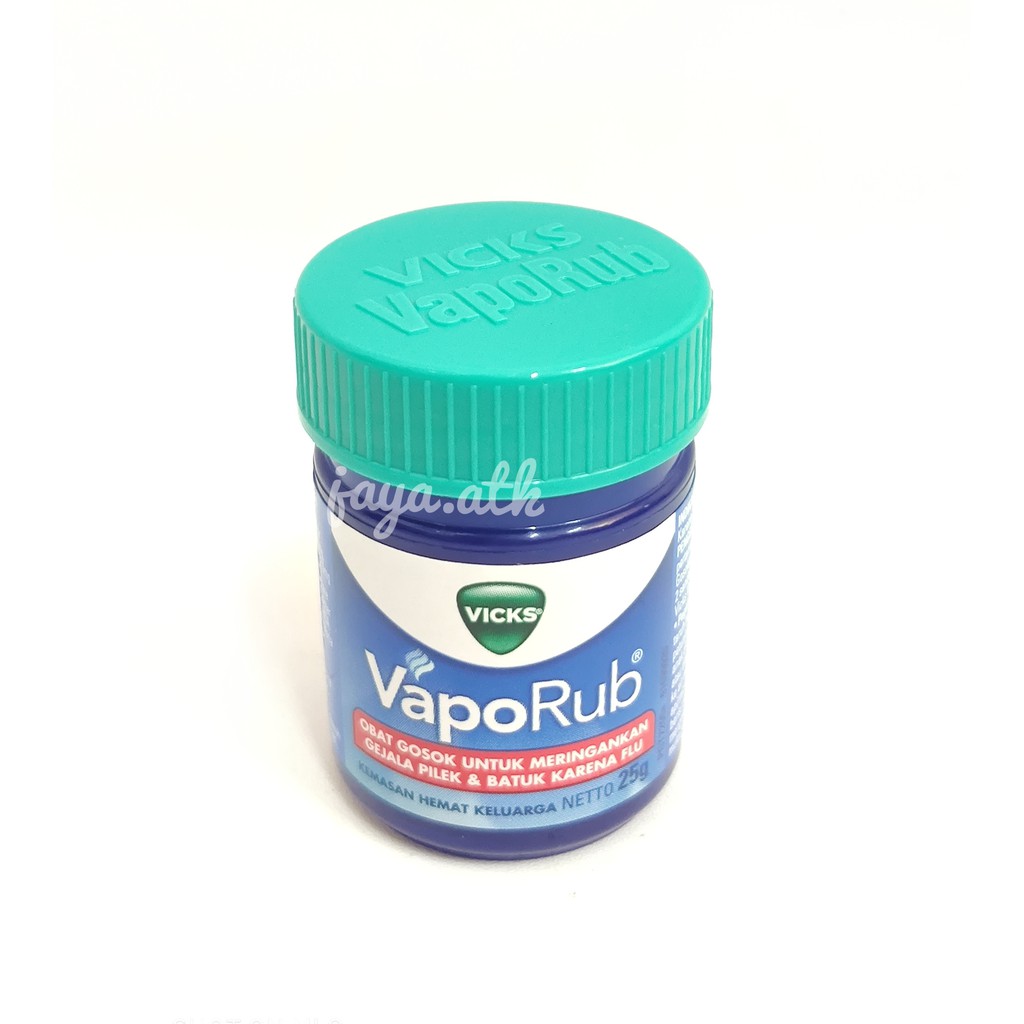 BALSEM VICKS VAPORUB 25 GRAM OBAT GOSOK FLU BATUK PILEK OBAT OLES