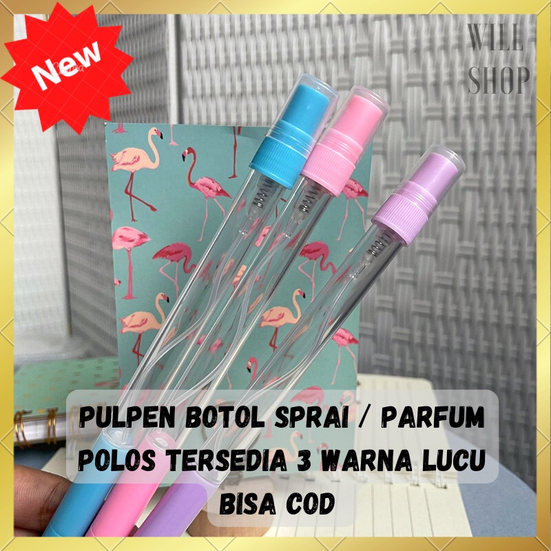 

GROSIR 4 PCS / 8 PCS / 12 PCS 1 LUSINAN PULPEN GEL TINTA HITAM / PEN BOTOL PARFUM POLOS ISI 10 ML DECANT BOTOL KOSONG / BOLPEN ATK LUCU READY COD