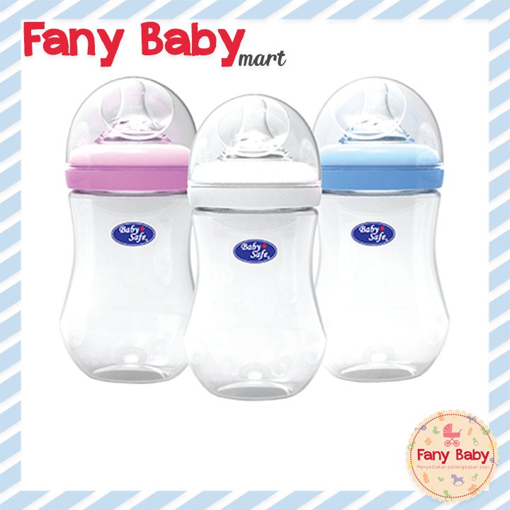 BABY SAFE BOTTLE WIDE NECK 250 ML SINGLE PACK / WN002