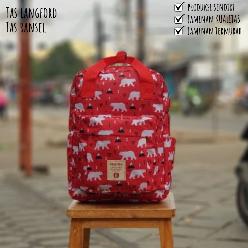 Tas Ransel Wanita - Sekolah Kuliah Kerja Traveling Multifungsi Backpack Punggung Bahu Model Korea Fashion Import Original Kapasitas Besar Waterproof Anti Air Laptop Kapasitas Besar Perempuan Cewek