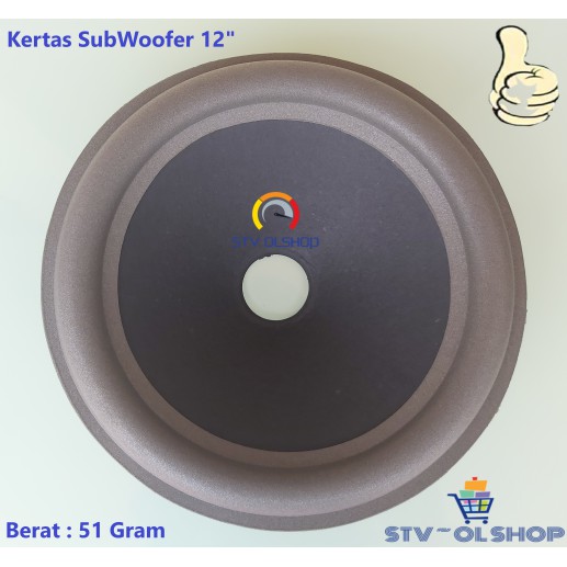 Kertas Speaker 12&quot; Subwoofer / Daun Speaker 12&quot; Subwoofer