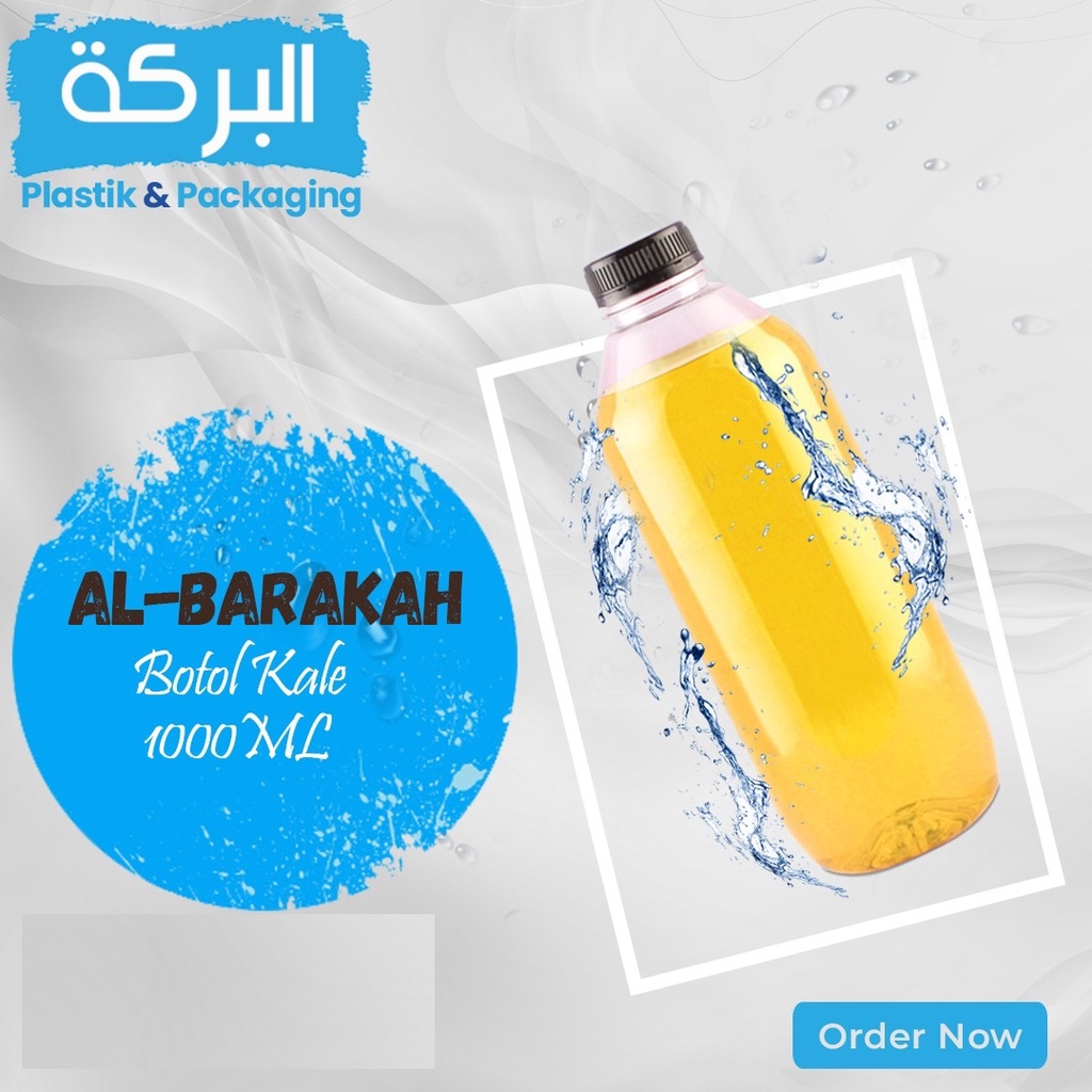Botol Kale 1000ml Botol Kemasan Minuman Plastik Harga Grosir | Al Barakah Plastik