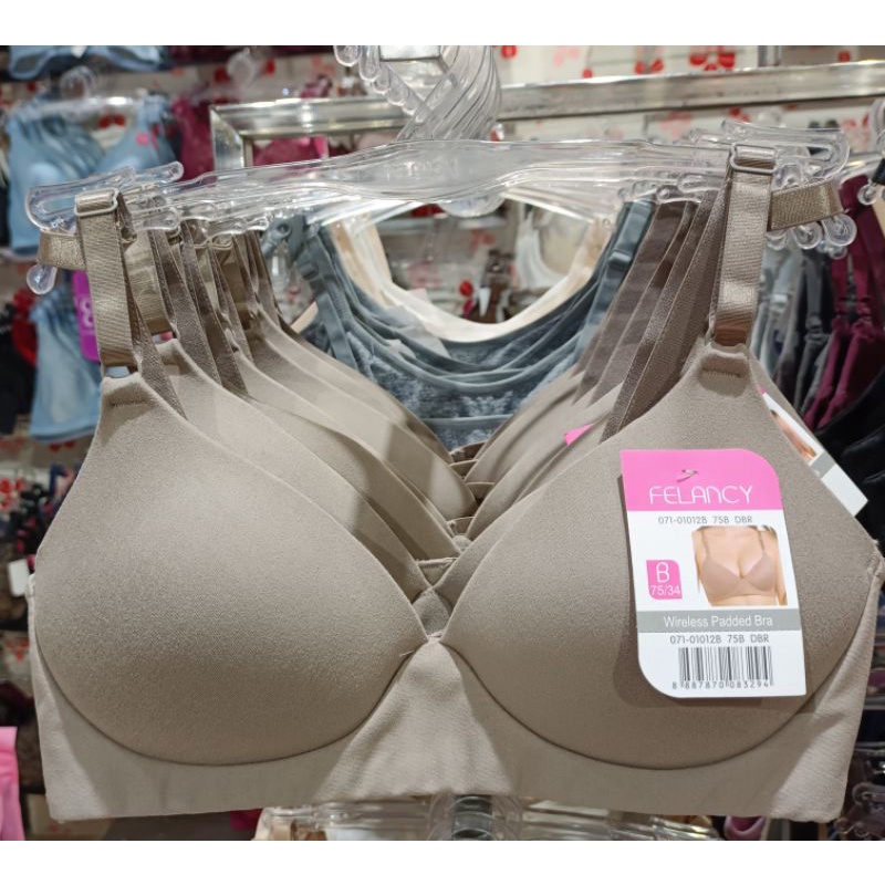 FELANCY BRA SEAMLESS COTTON 71-1012 CUP B(TANPA KAWAT)