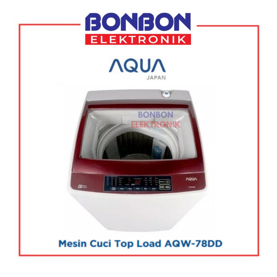 AQUA Mesin Cuci Top Loading 1 Tabung 7KG AQW-78DD / AQW 78 DD