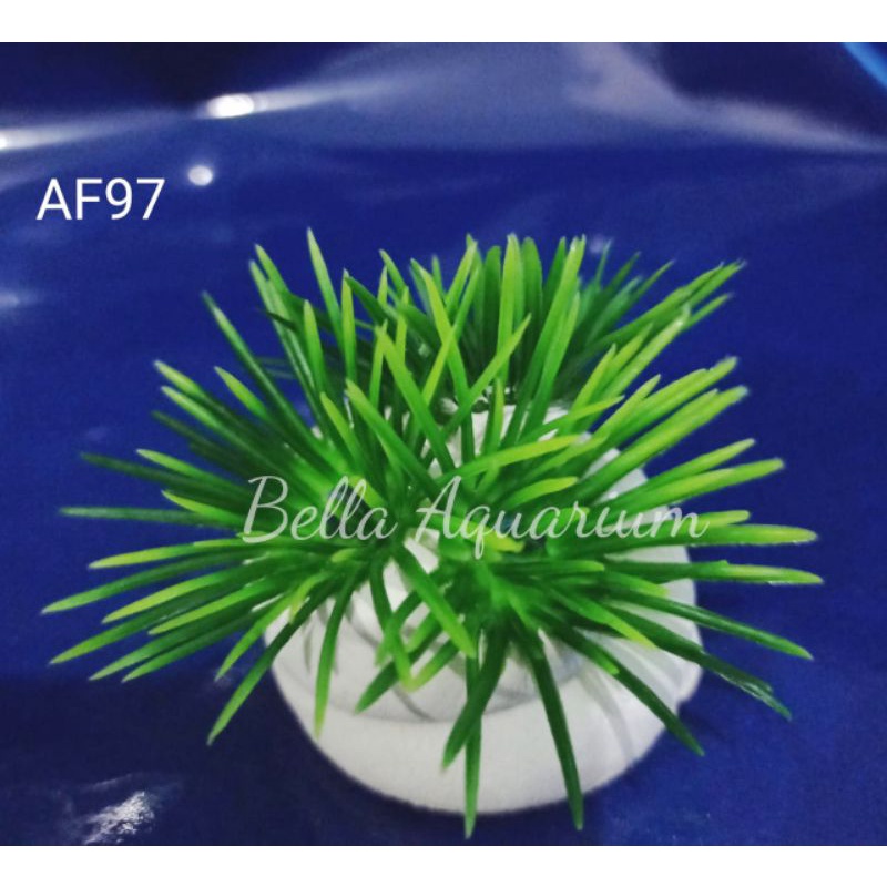 Rumput Mini Rumput Dasar Aquarium Hiasan Plastik