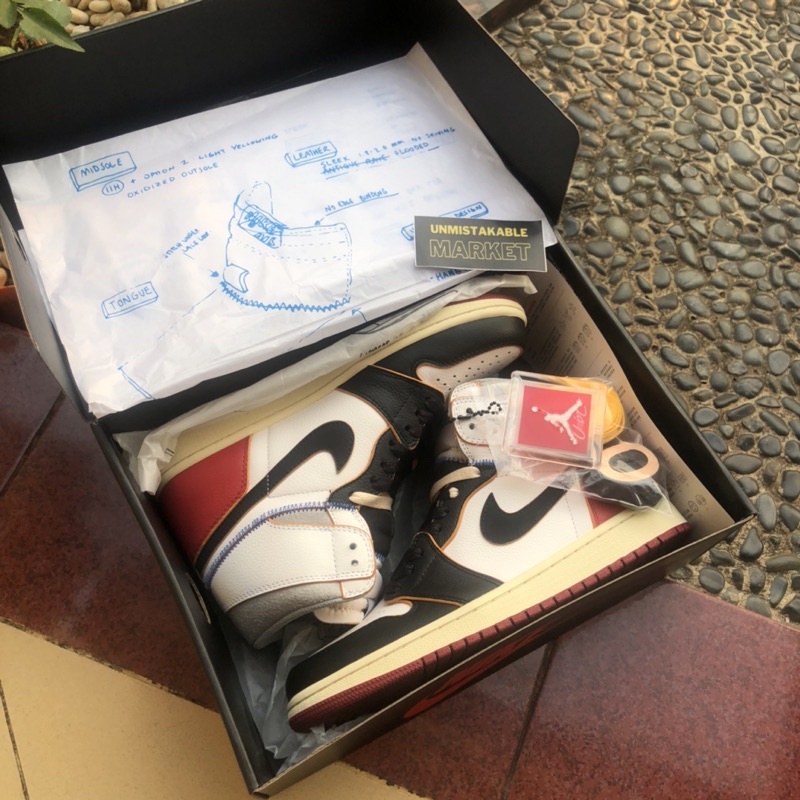 Nike Air Jordan 1 High Retro Union LA Black Toe