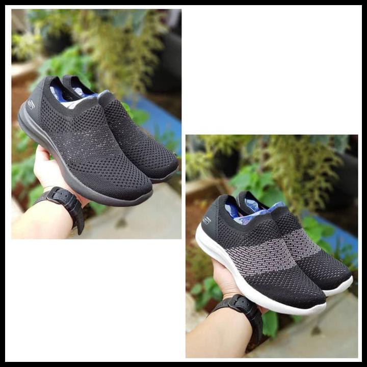 GRATIS ONGKIR SKECHERS PREMIER WOMEN CLASS SLIP ON SEPATU WANITA SLIP ON ORIGINAL - HITAM 