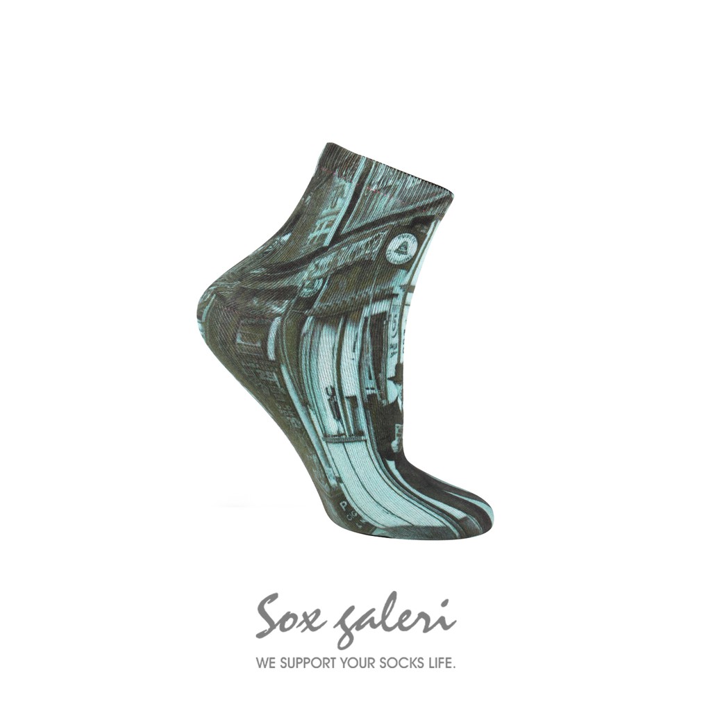 SOX GALERI/kaos kaki wanita/printing sock/kaos kaki fashion