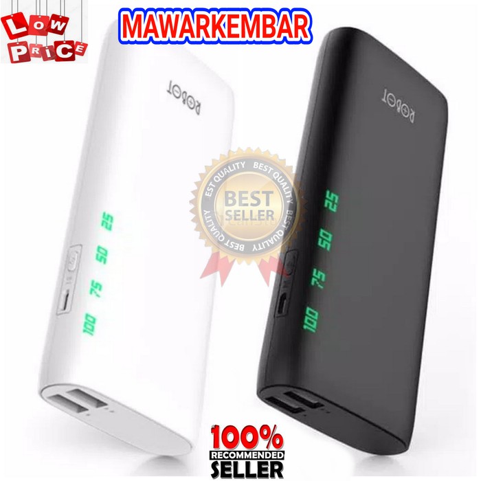 Power Bank Robot Rt130 10000Mah / Powerbank Rt 130 10000 Mah Original