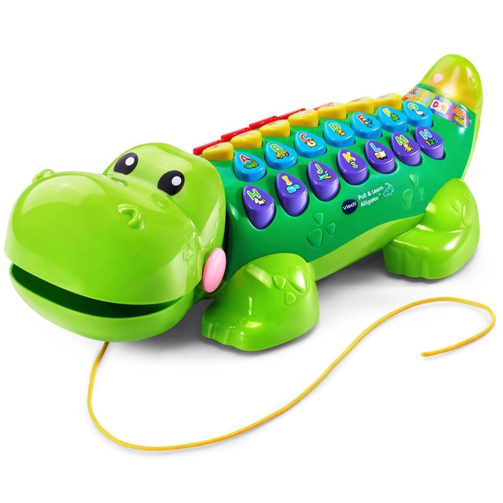 VTECH ALPHA-GATOR - Mainan Edukatif Anak Alphabet Bersuara Model Alligator Lucu