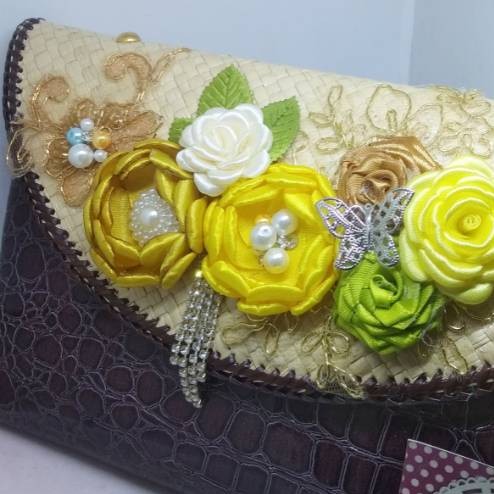 Tas Anyam Pandan Hias