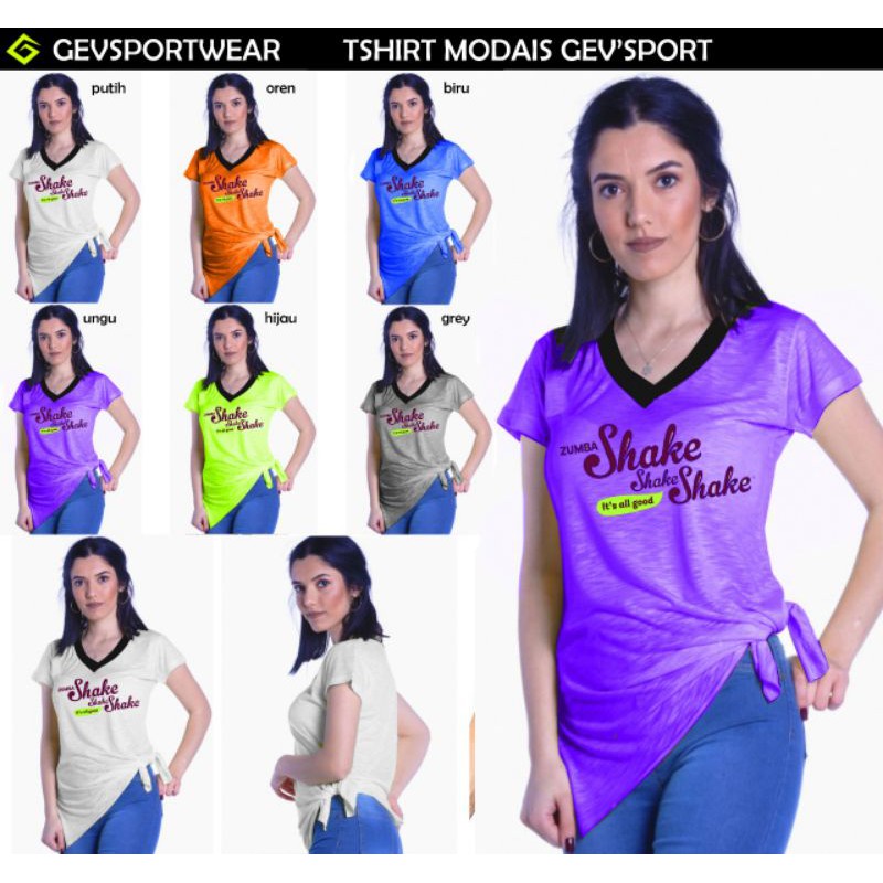 Atasan Gevsportwear T-shirt Modais Gev'Sport