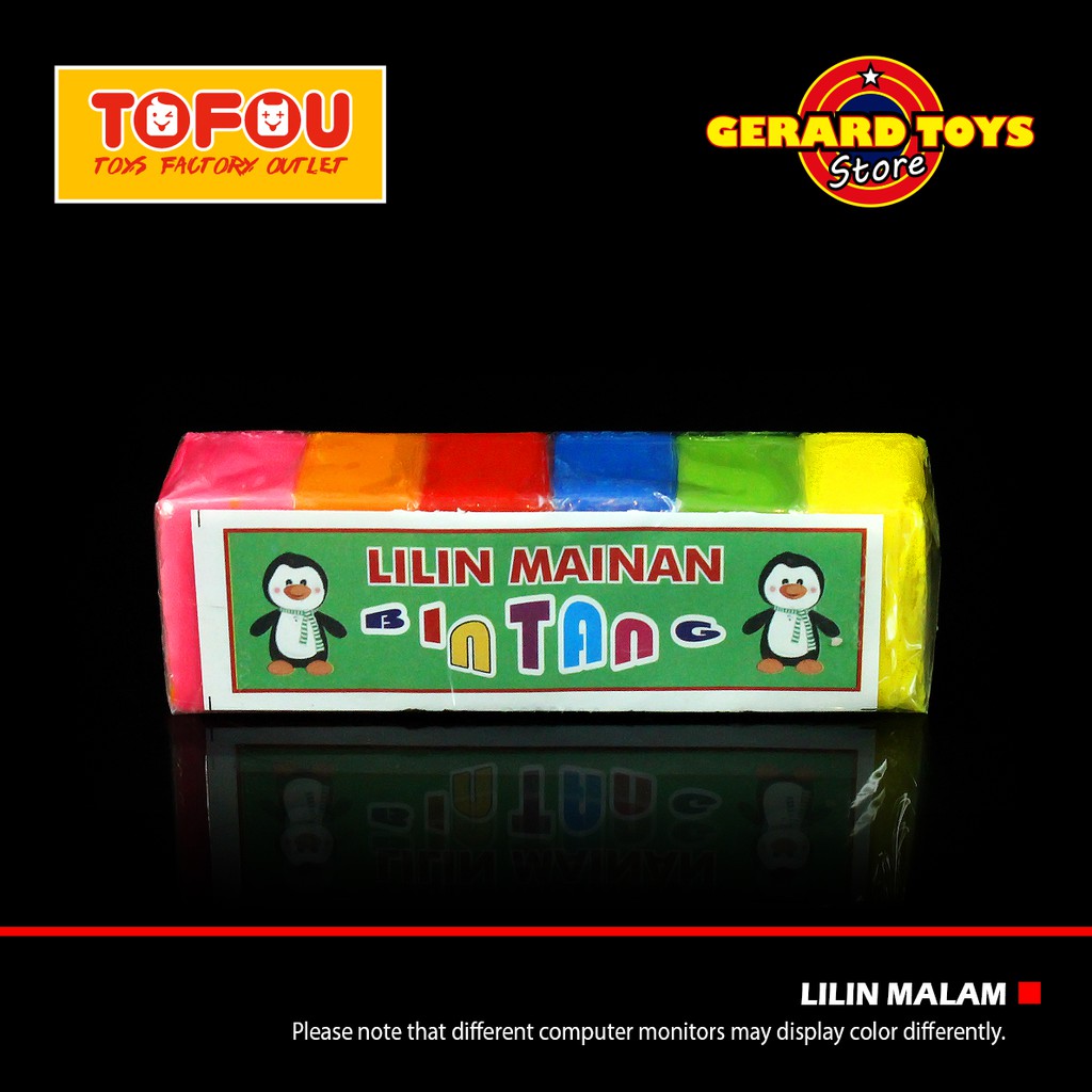 Mainan Lilin Malam Bintang isi 6 warna MURAH KEREN