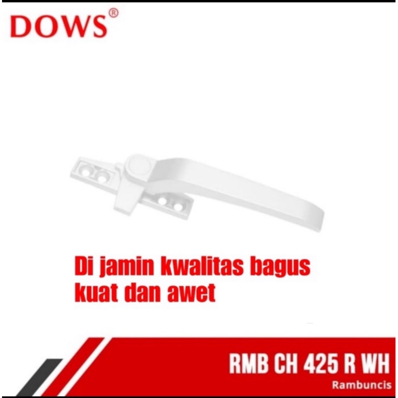 RAMBUNCIS JENDELA 4 LUBANG RAMBUNCIS 425 KUNCI JENDELA ALUMUNIUM Rambuncis 425 Standart Dekson Rbs S