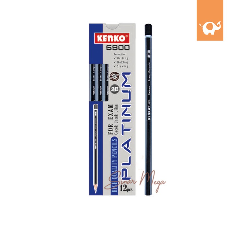 

Kenko Pensil 2B 6800 Platinum Berkulitas Murah