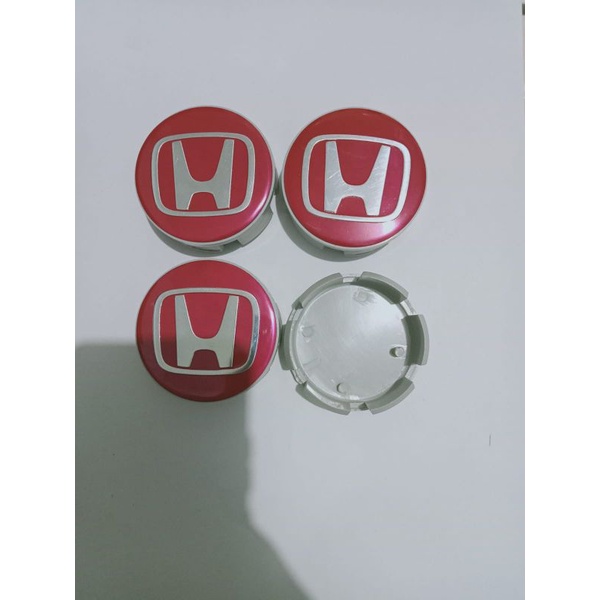 tutup dop roda dop velg Honda Brio Mobilio jazz Freed merah