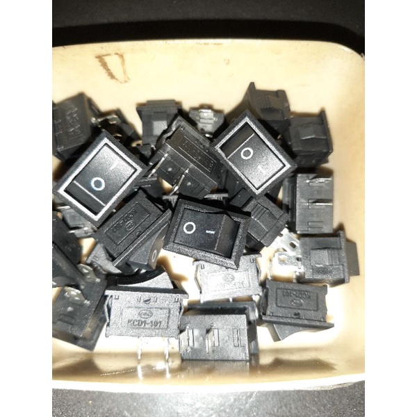 Saklar Power Rocker Switch 20x15mm praktek sekolah